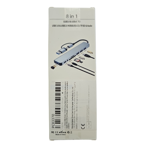 Type-C Adapter 8 in 1 - Picture 3 of 4